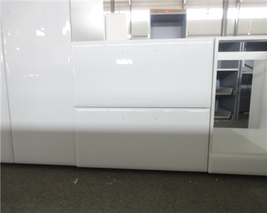 Simple Moisture Resistant Modular PVC Kitchen Cabinet