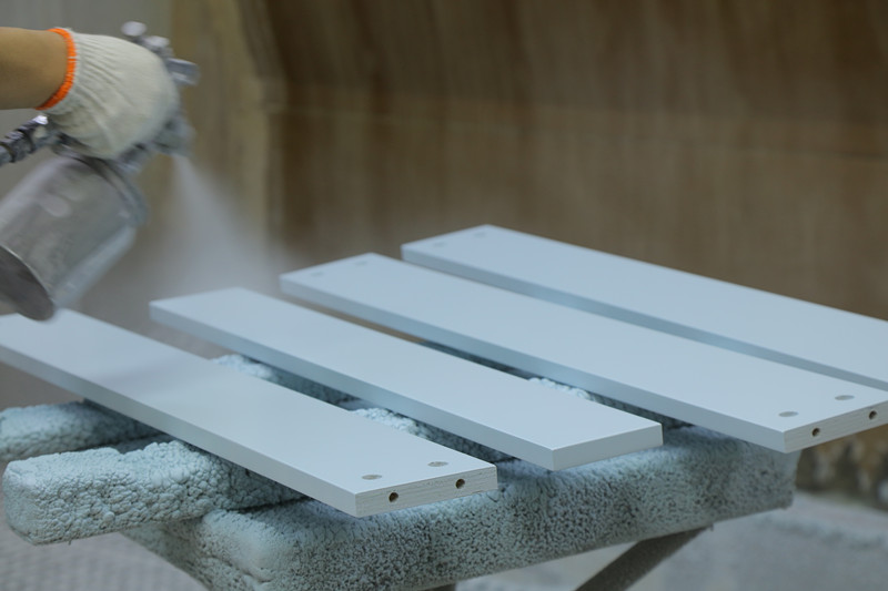 Minimalist Modular White Lacquer Kitchen Cabinet