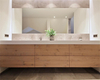 Customized High Quality Frameless Wooden Bathroom Vanity