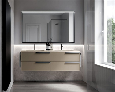 Simple Style Durable Waterproof Mounted Bathroom Vanity